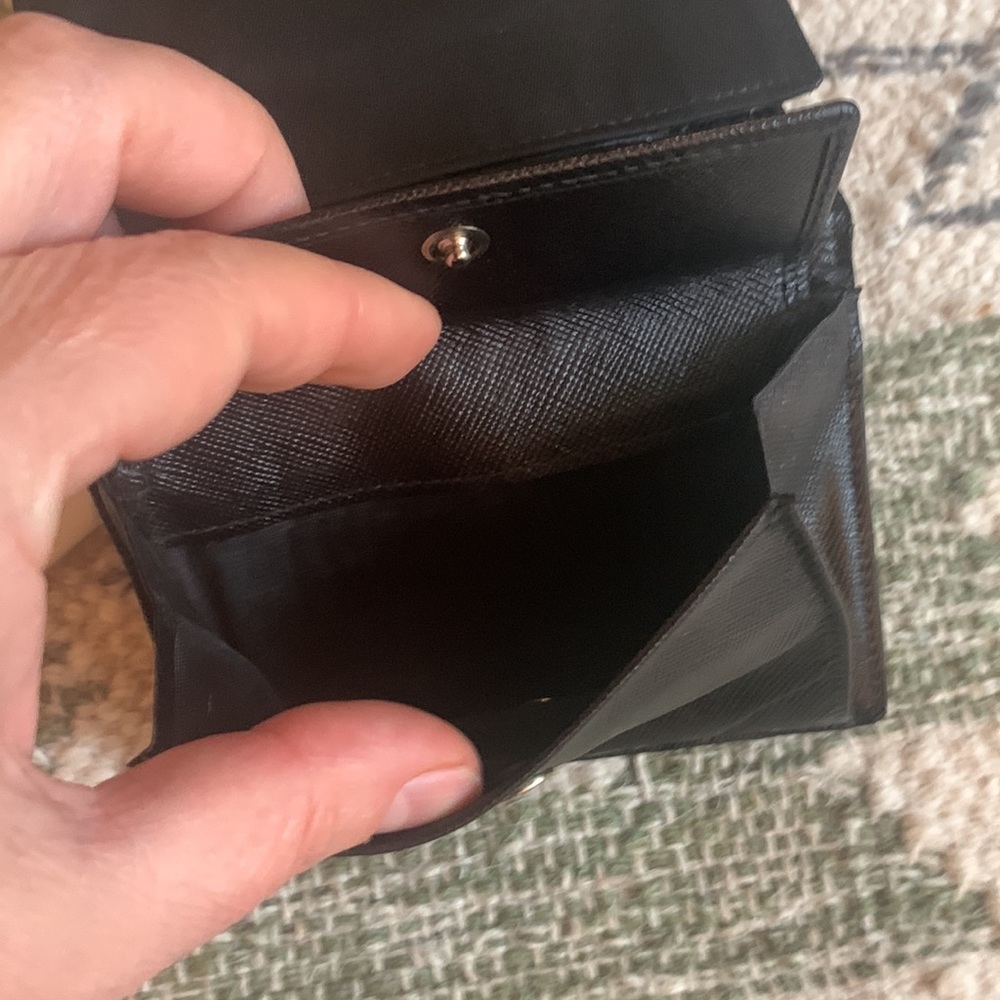 PRADA Nylon & Leather Wallet-100% Authentic & Good Used Condition! - Picture 5 of 11
